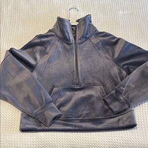 Lululemon Athletica Gray Quarter-Zip Pullover